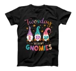 Happy Twosday With My Gnomie 2nd Grade Teacher T-Shirt T-Shirt
