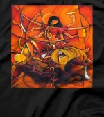 Hindu Goddess Durga, jai mata di, Dussehra, Vijaya Dashami T-Shirt