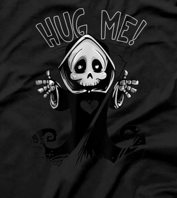 HUG ME SKELETON HEART CUTE FUNNY T-Shirt