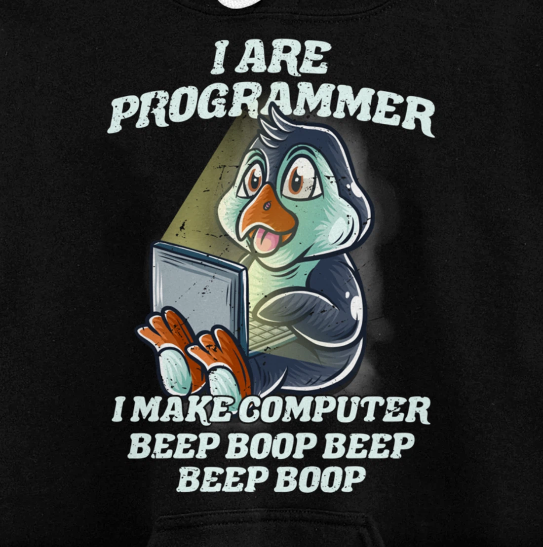 I Are Programmer Introvert IT Nerd Penguin Software Geek Pullover Hoodie