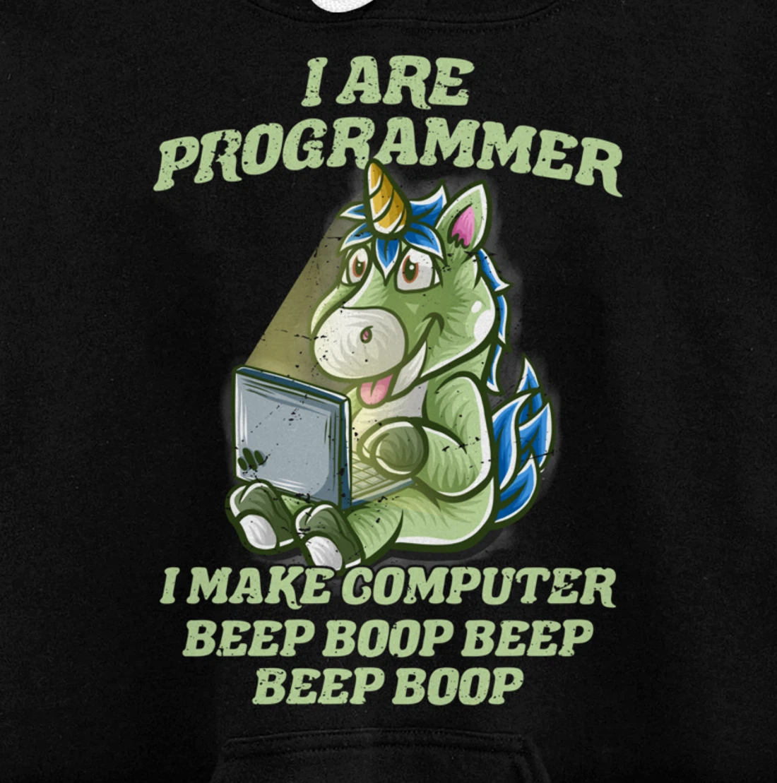 I Are Programmer Introvert IT Nerd Unicorn Software Geek Pullover Hoodie