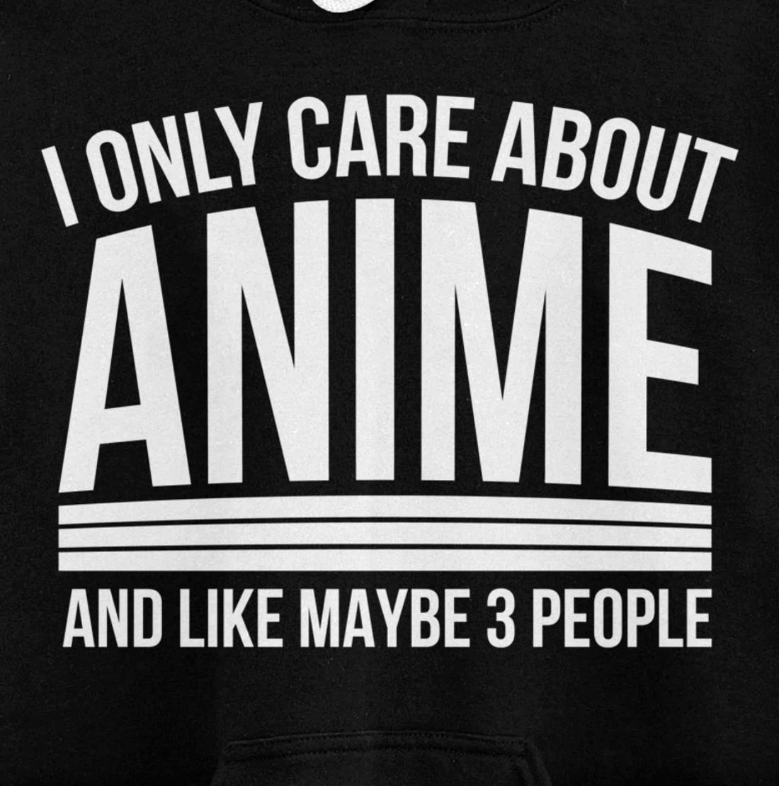 I Only Care About Shirts, Manga Lovers Gifts Pullover Hoodie