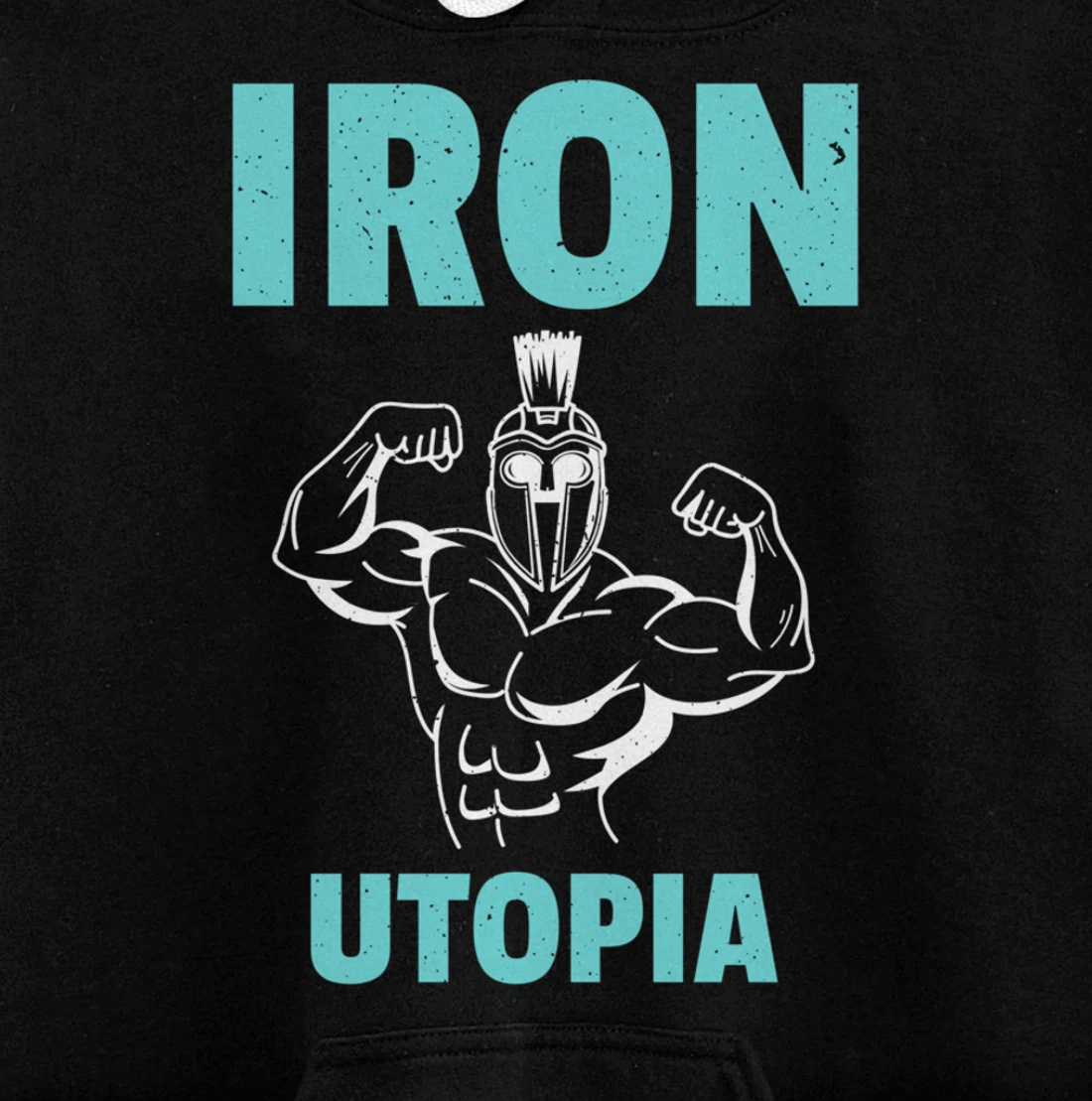 Iron Utopia Bodybuilding Gym Workout Muscle Bodybuilder Pullover Hoodie