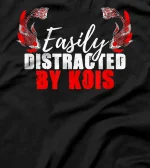 Japan Nishikigoi Fish Japanese Carp Easily Distracted By Koi T-Shirt