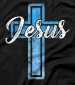 Jesus Christ Cross Bible Verses Church God Faith Christians T-Shirt