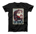 Jesus Christ Faith Iconic Christian T-Shirt
