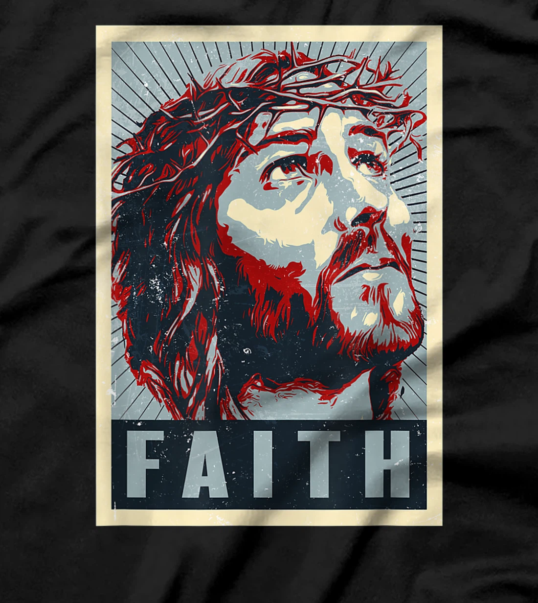 Jesus Christ Faith Iconic Christian T-Shirt