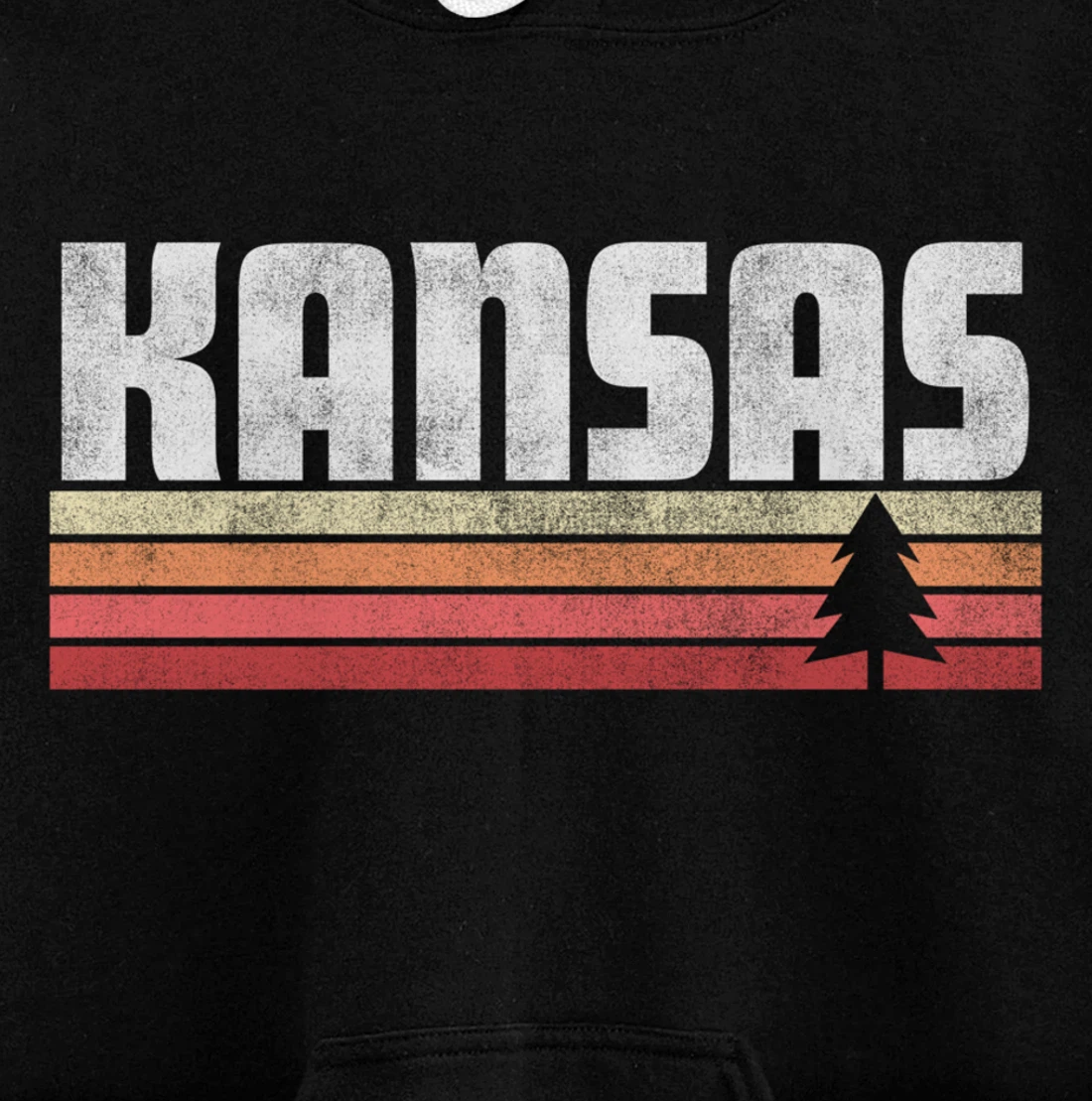 Kansas Retro Style Shirt Vintage 70s 80s 90s Home Pride Gift Pullover Hoodie