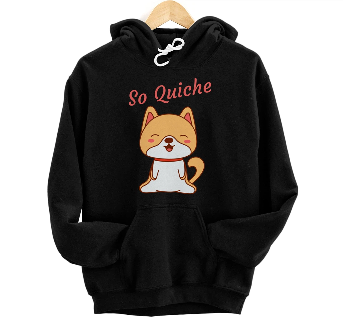 Kawaii For Teen Girls So Quiche Shiba Inu Cute Pretty Adorbs Pullover Hoodie
