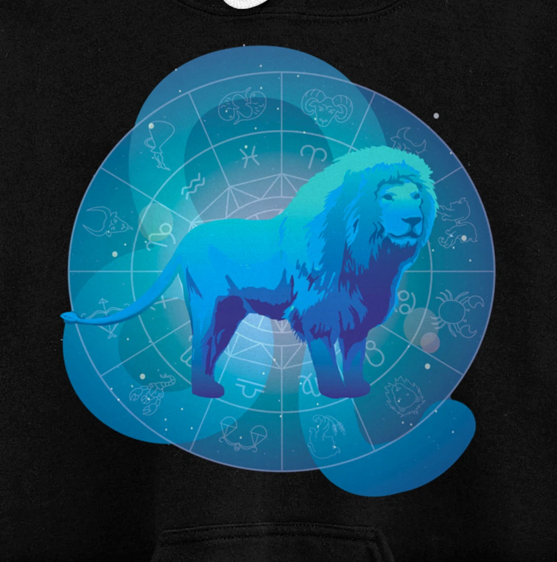 Leo Star Birth Sign Zodiac Astrological Horoscope Symbol Pullover Hoodie