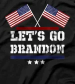Let's Go Brandon American Flag Impeach Biden T-Shirt