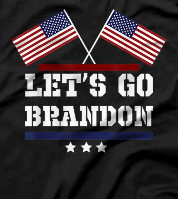 Let's Go Brandon American Flag Impeach Biden T-Shirt