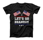 Let's Go Brandon American Flag Impeach Biden T-Shirt