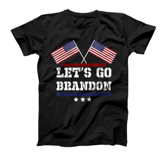 Let's Go Brandon American Flag Impeach Biden T-Shirt