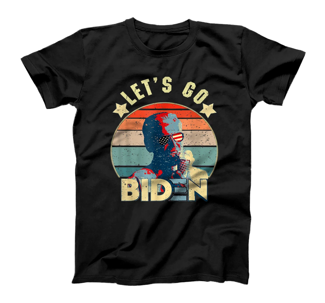 Let's Go Brandon - Let's Go Biden, Biden Eating Ice-Cream T-Shirt