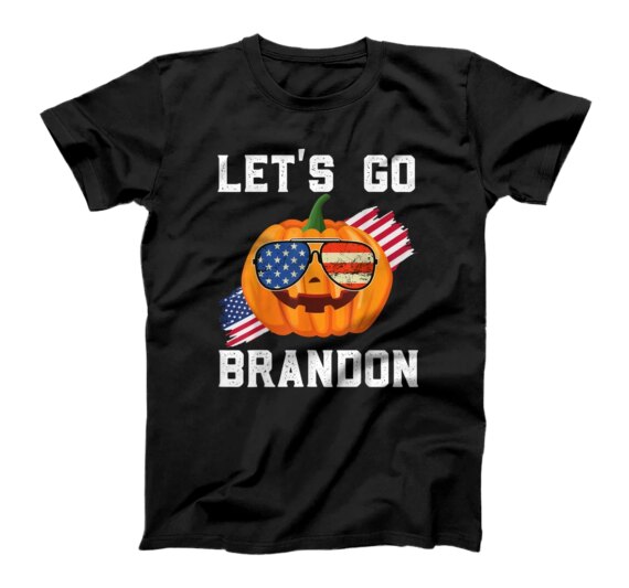 Let's Go Brandon sunglasses usa flag vintage T-Shirt