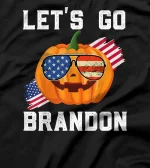 Let's Go Brandon sunglasses usa flag vintage T-Shirt