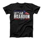Let's go Brandon Vintage Eagle US Flag T-Shirt