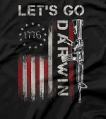 Let’s Go Darwin American Flag Vintage T-Shirt