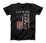 Let’s Go Darwin American Flag Vintage T-Shirt