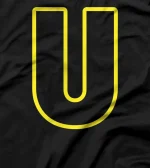Letter U English Alphabet T-Shirt