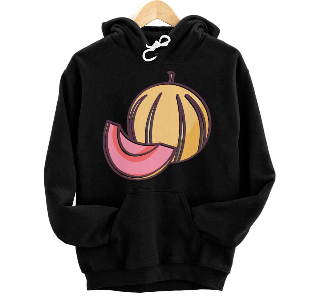 Melon summer fruit design for fruit and watermelon fans Pullover Hoodie