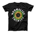 Mental Health Awareness Normalize Therapy Self Improvement T-Shirt