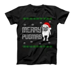 Merry Pugmas Frenchie Decor English Bulldog Xmas T-Shirt