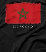 Morocco Moroccan Moroccans Marrakech flag Maghreb T-Shirt