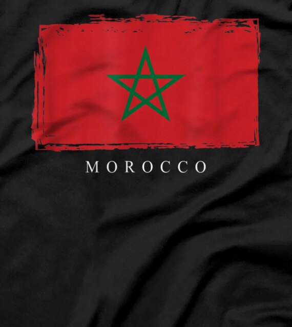 Morocco Moroccan Moroccans Marrakech flag Maghreb T-Shirt