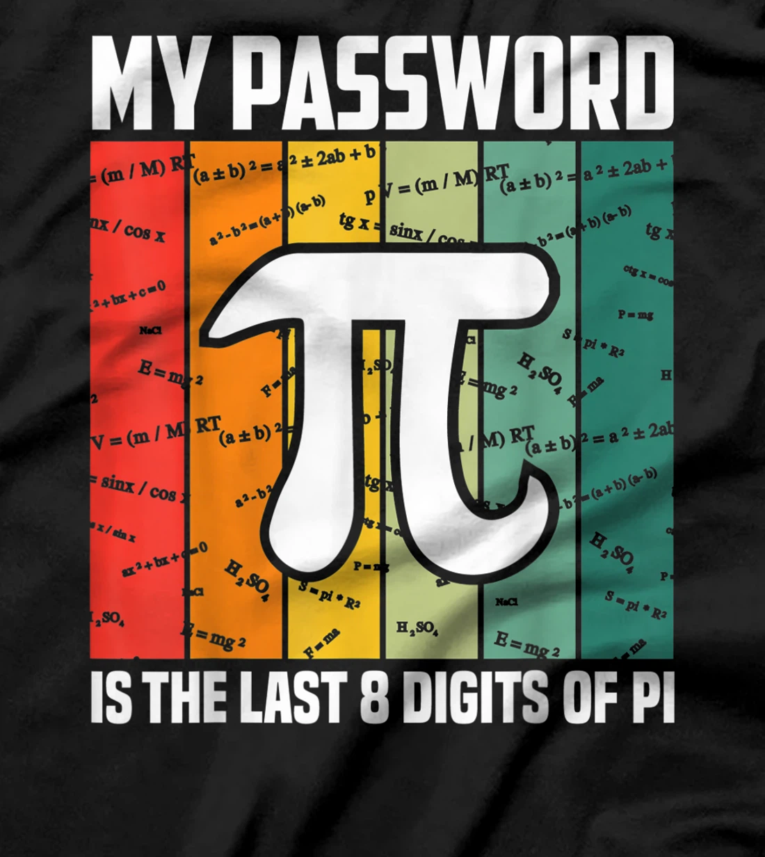 My password is the last 8 digits of pi - math pi day T-Shirt