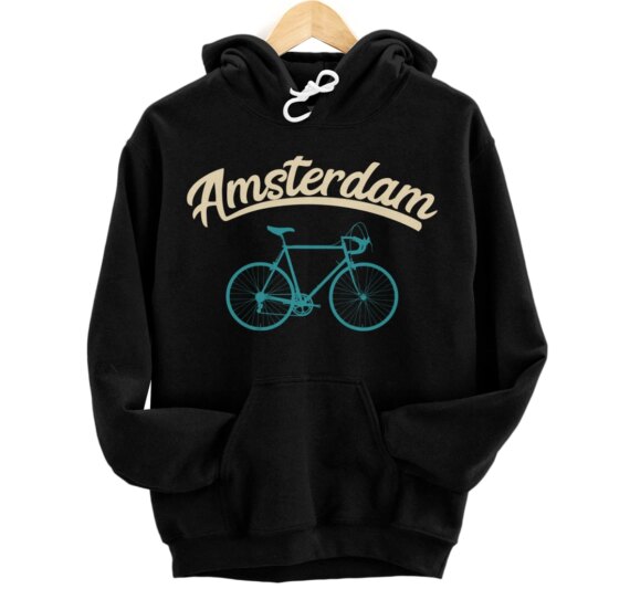 Netherlands Amsterdam Dutch Cycling Bicycle Riding Biking Pullover Hoodie