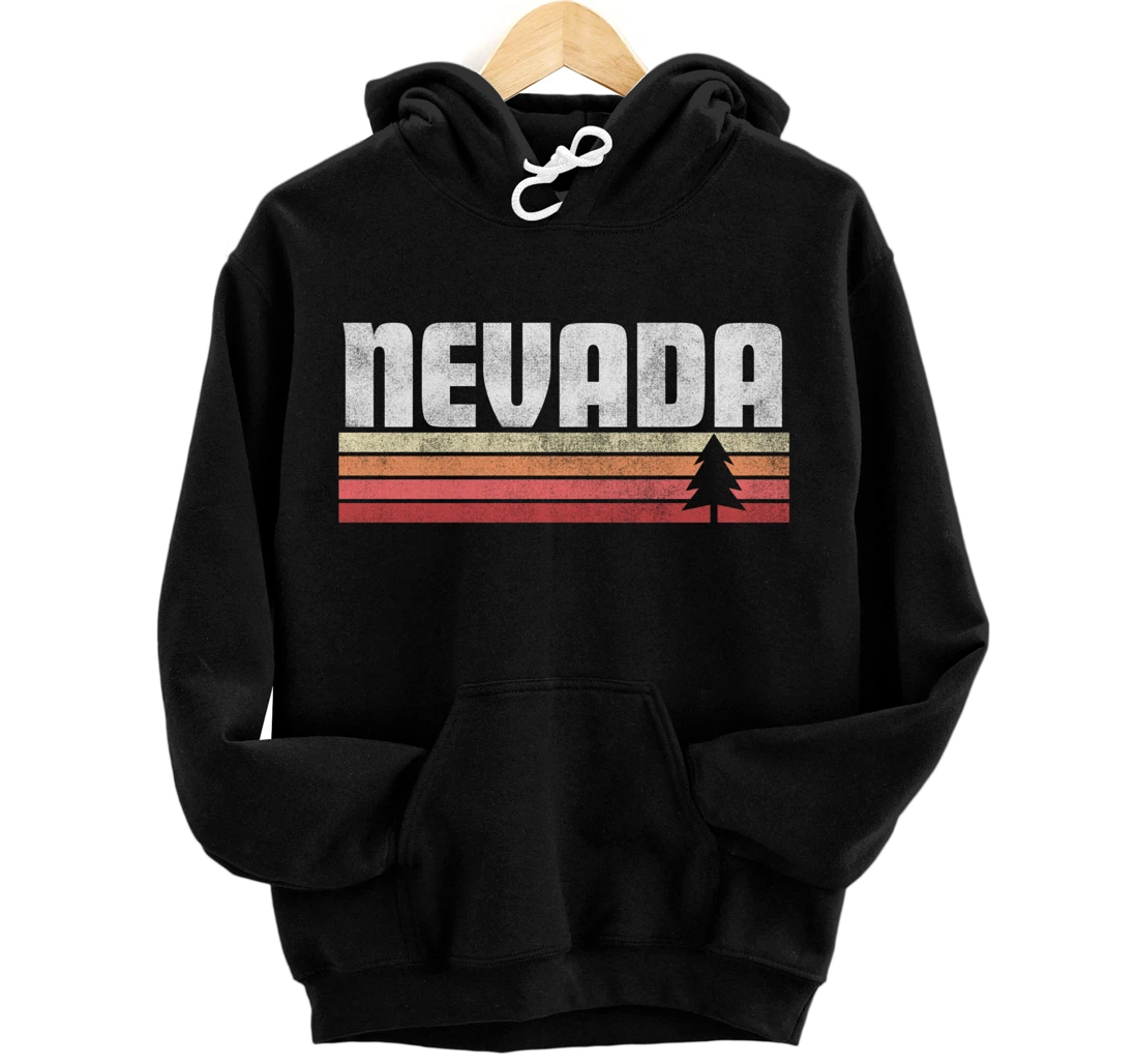 Nevada Retro Style Shirt Vintage 70s 80s 90s Home Pride Gift Pullover Hoodie