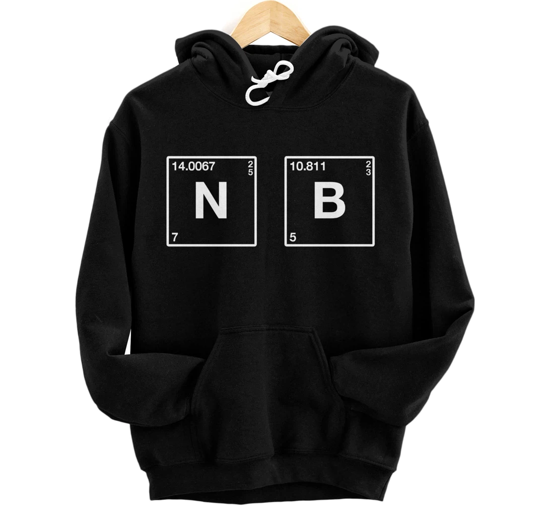 Non-binary Pride, NB Periodic Table, LGBTQ Nonbinary Science Pullover Hoodie