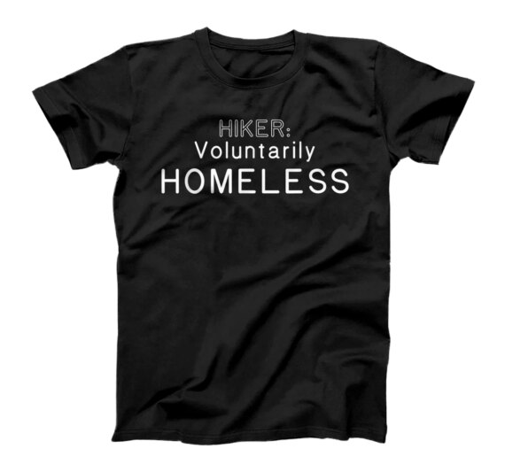 Pacific Crest Trail John Muir Trail Hiker Homeless Volunteer T-Shirt
