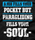 Paraglider Funny Paragliding Paramotor T-Shirt