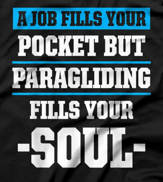 Paraglider Funny Paragliding Paramotor T-Shirt