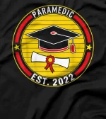 Paramedic EST 2022 Graduation party Class Graduated Sport Pl T-Shirt