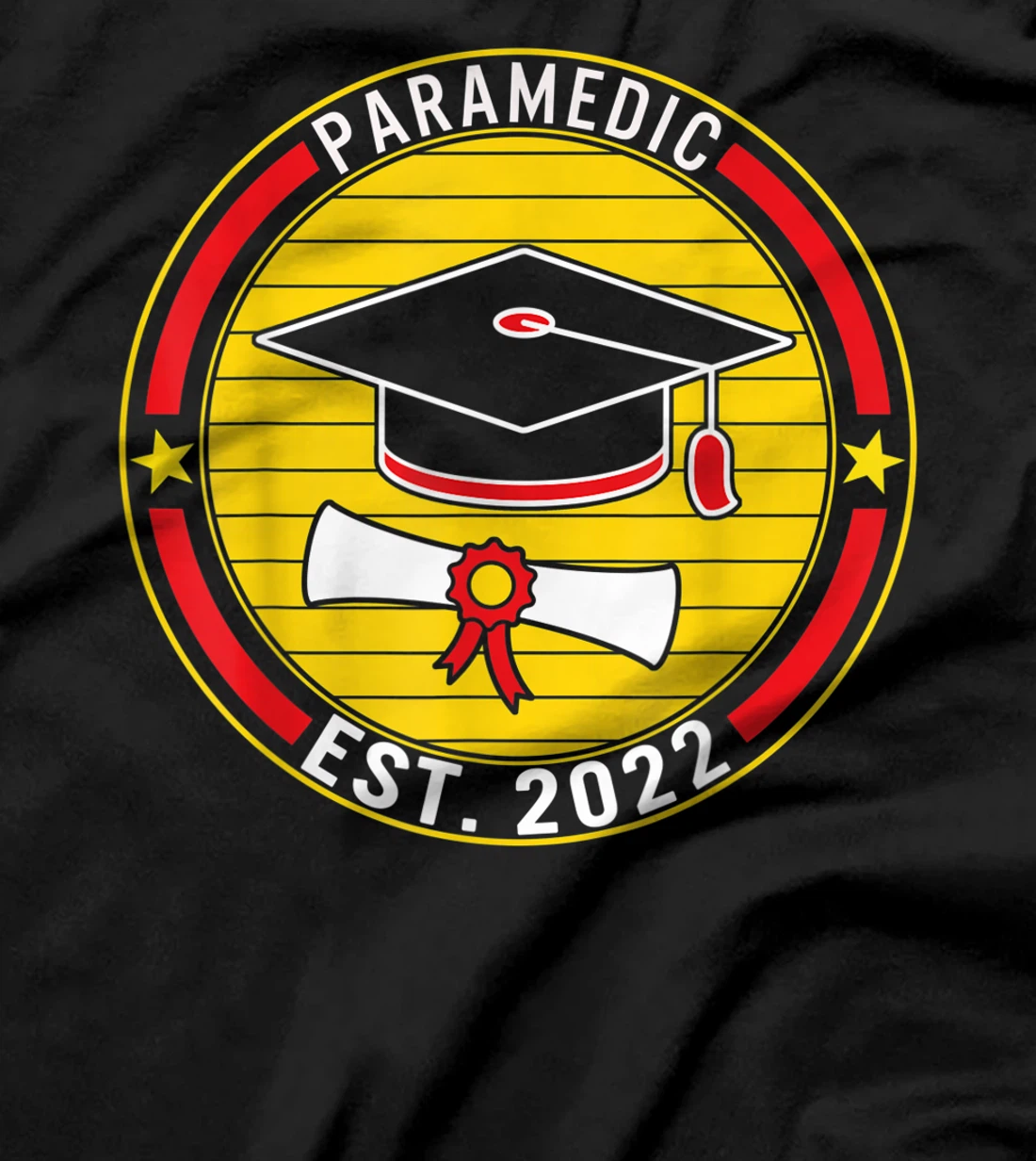 Paramedic EST 2022 Graduation party Class Graduated Sport Pl T-Shirt