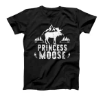 Princess Moose Matching Family Camping Hiking T-Shirt T-Shirt