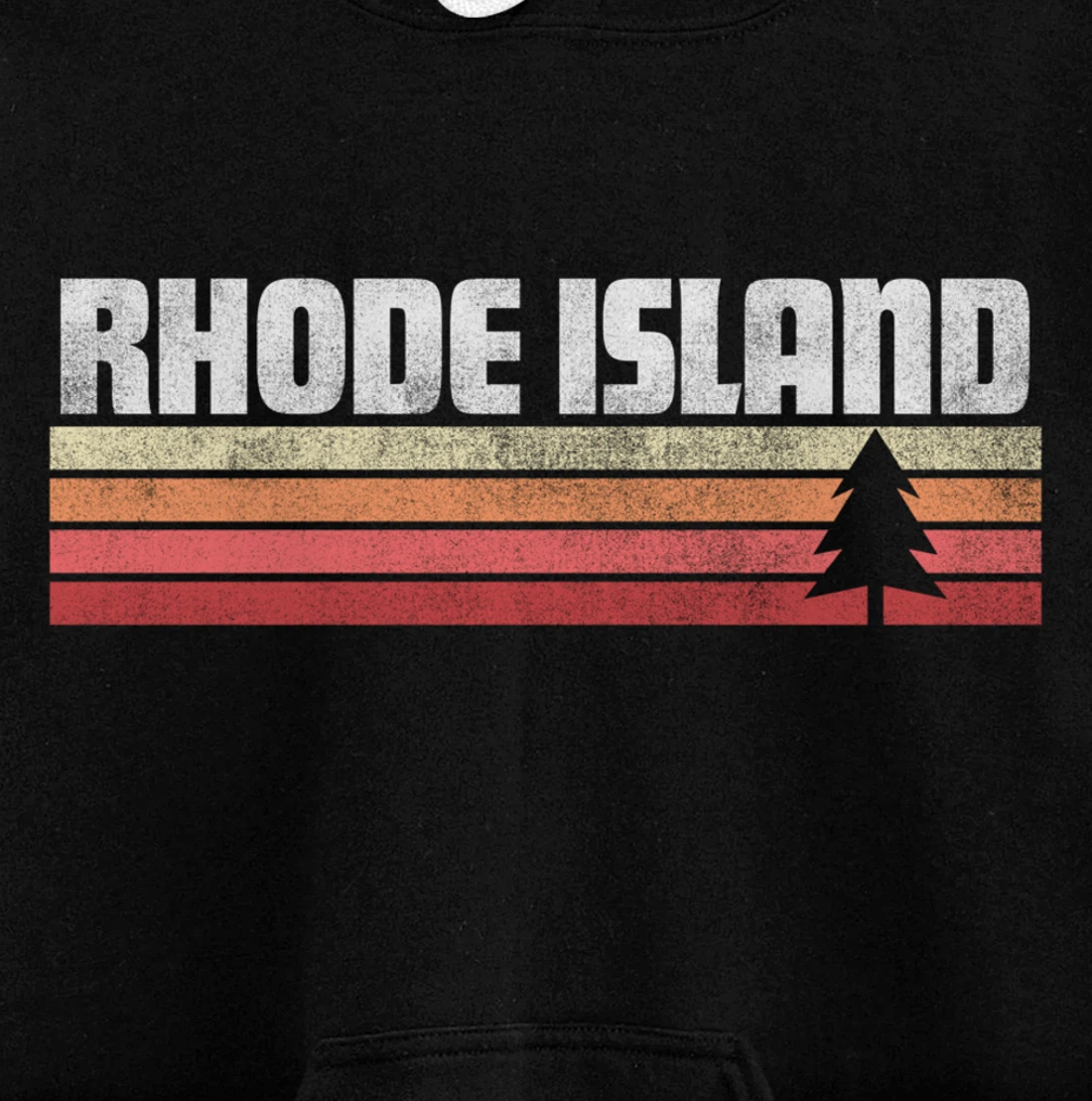 Rhode Island Retro Style Shirt Vintage 70s 80s 90s Home Gift Pullover Hoodie