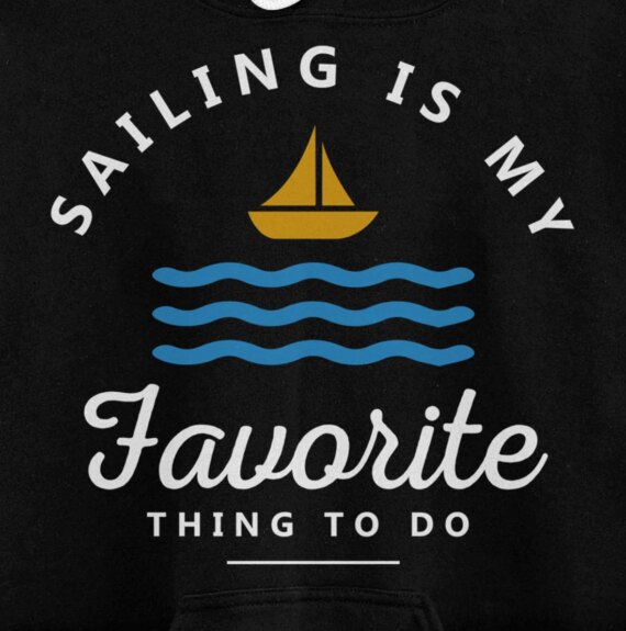 Sailing, water sports, summer, holiday, sea, beach, sun, recreation Pullover Hoodie