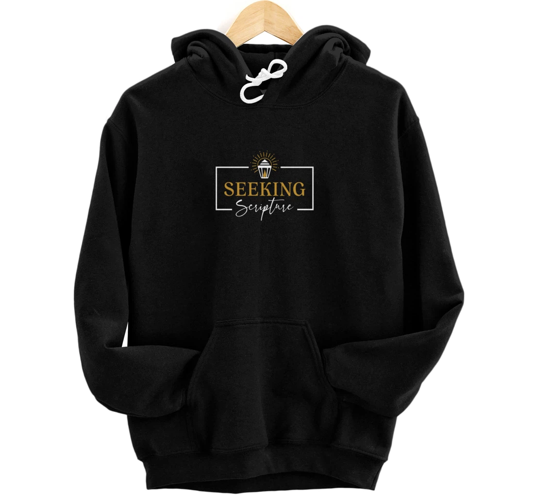 Seeking Scripture Logo Zip Up Hoodie Jacket Pullover Hoodie