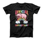 Sleeping Pig Rainbow Hog Pajama Napping Piglet T-Shirt