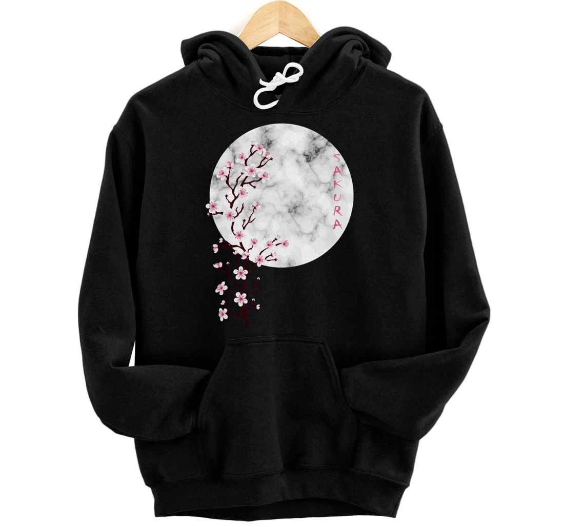 SWEET SAKURA CHERRY BLOSSOMS IN THE CLOUD Pullover Hoodie