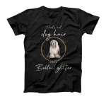 That's bobtail glitter dog dogs dog hair dog mom paw T-Shirt