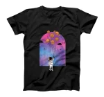 The Cosmic Planet Trip - Astronaut heading up T-Shirt