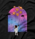 The Cosmic Planet Trip - Astronaut heading up T-Shirt