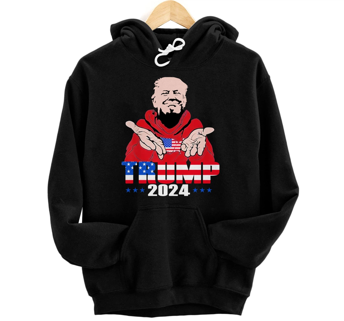 Trump 2024 It's Too Easy I'll Be Back 2024 Pullover Hoodie