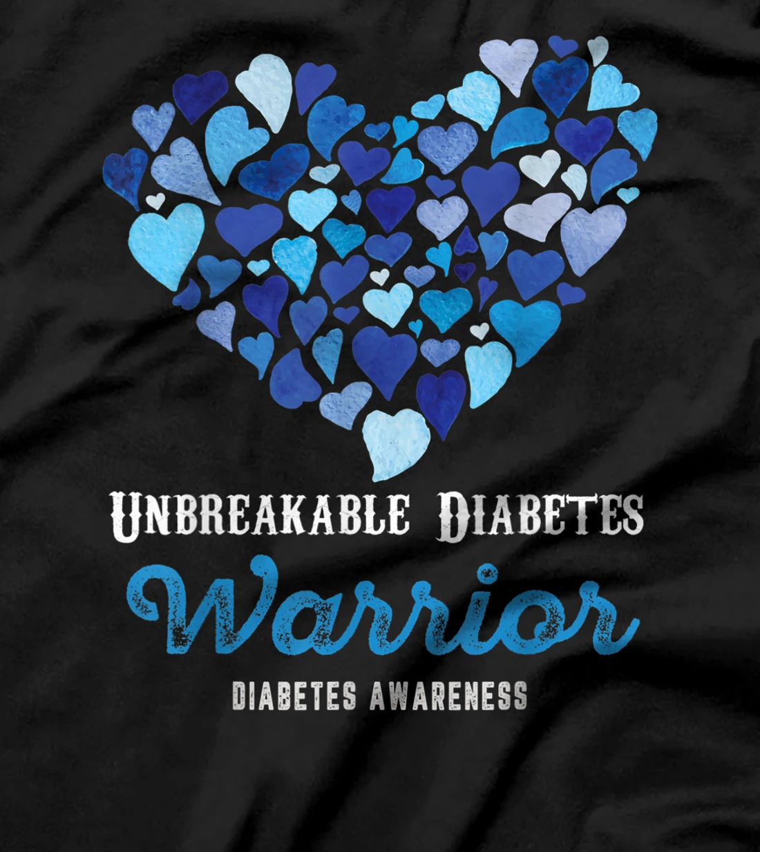 Unbreakable Diabetes Warrior T1D Diabetes Awareness Month T-Shirt